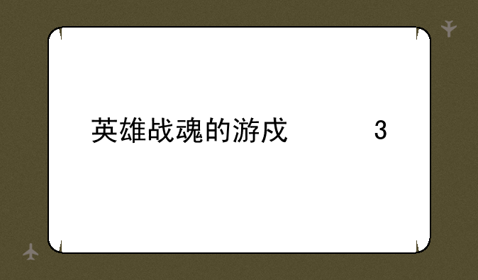 英雄战魂的游戏职业